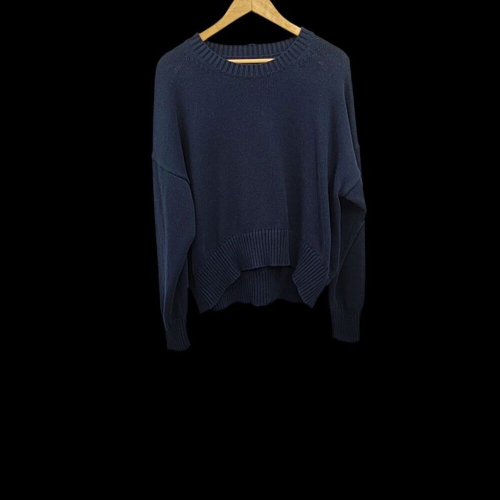 Quince Blue Sleeved Top M